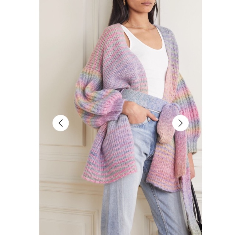 RARE Loveshackfancy Ombré Cardigan Sweater - Picture 2 of 16